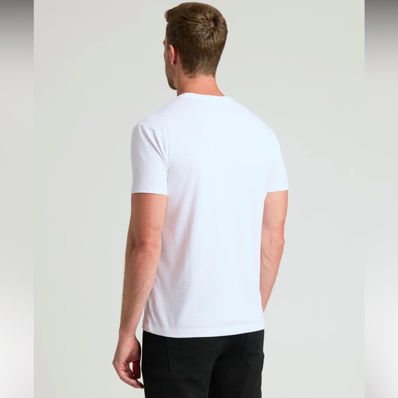 True Classic Crew Neck White T-Shirt Size L New - Picture 4 of 9